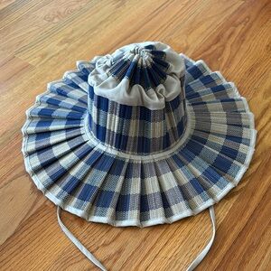 Lorna Murry Blue and Beige Women’s Sun Hat